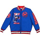 Marvel Superheroes Boy's Bomber Jacket - Spider-Man, Miles Morales, Black Panther, Ghost-Spider, Venom Bomber Jacket for Kids