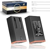 Azonpower 2 Pack 5Ah Rechargeable Lithium Battery Compatible with Moultrie Edge Cellular Trail Camera(Edge, Edge PRO, Edge 2, Edge 2 PRO, Edge 3, Edge 3 PRO), Long-Lasting Power Mag Battery Pack