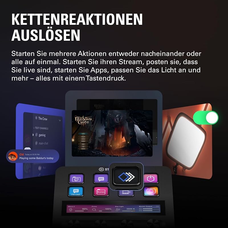 Stream Deck +, Audiomixer und Studio-Controller