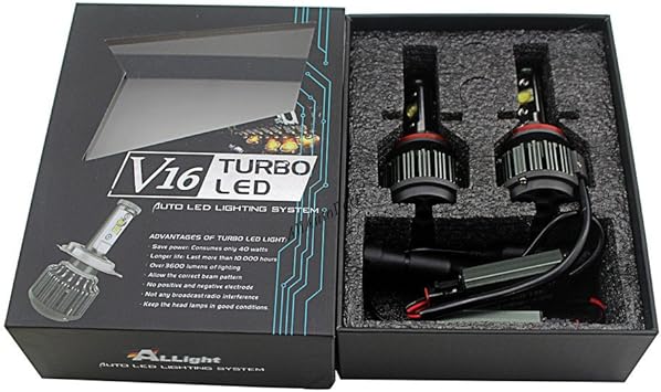 havamingliang 2pcs auto car led headlamp h7 h8 h9 h11 9005 9006 crees 30w 40w v16 turbo led lamp auto 4000lm 3600lm led head light headlight kit h1