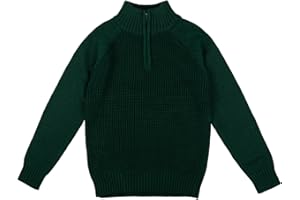 Cozeeme Half Zip Long Sleeve Sweater Little Kid to Big Kid