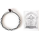 Authentic Tibetan 9 Buddha Eyes Bracelet, Temple Handmade String Bracelet and a Talisman, Protection Knot Bracelets for Women Men, Good Luck Buddhist Amulet, Gifts for Women Men