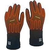 2025 Upgraded Heated Gloves Liners Thin Rechargeable Battery Heated Gloves Liners