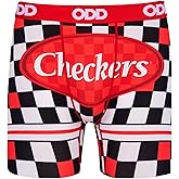 Odd Sox Men's Gift Idea Novelty Underwear Boxer Briefs, Checkers- X-Large
