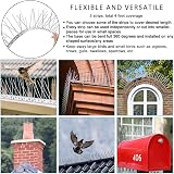 Remiawy Bird Spikes for Pigeons Small Birds 5 Strips 1.2m Stainless Steel view 7