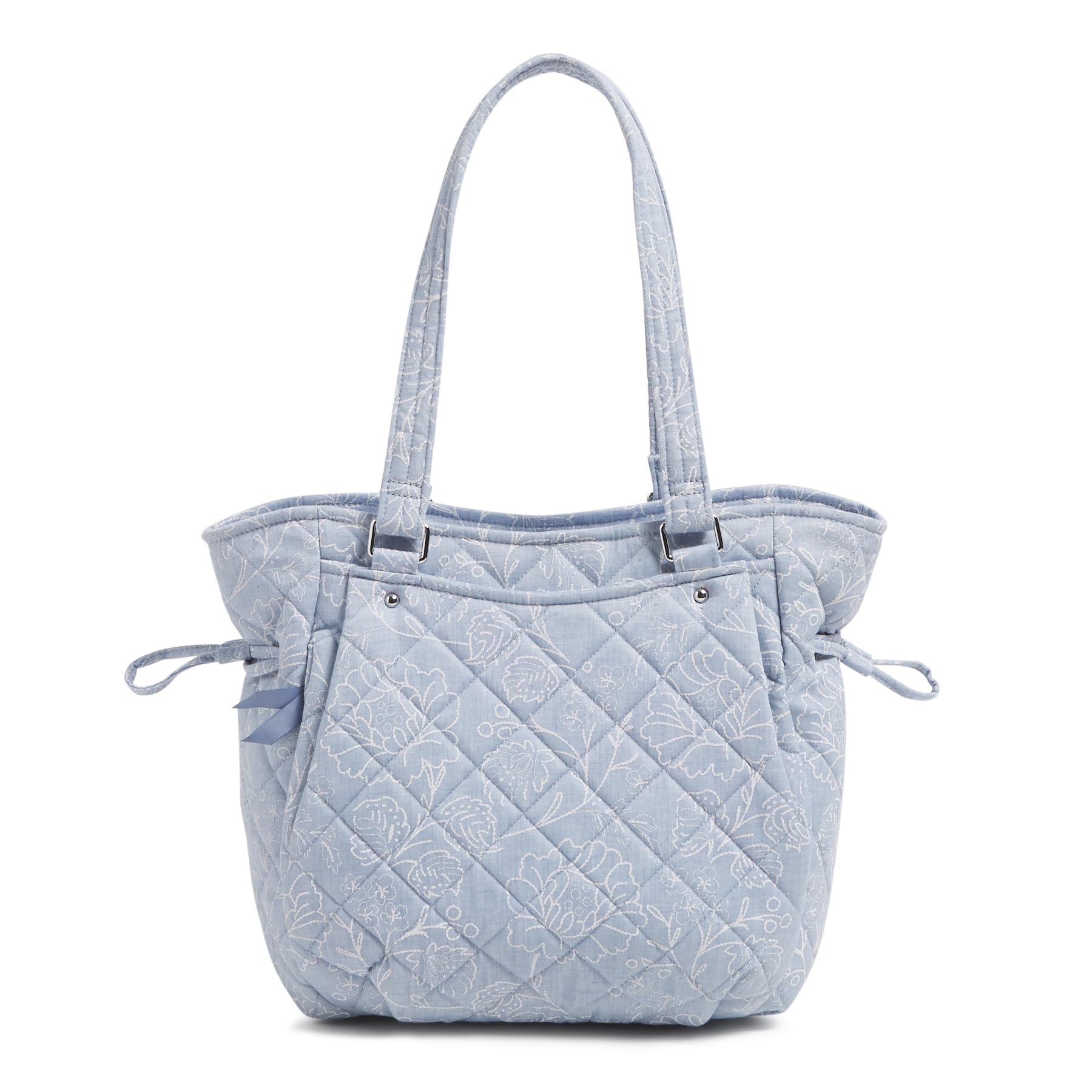 Vera Bradley Cotton Glenna Satchel Purse, Sweet Garden Lace Image