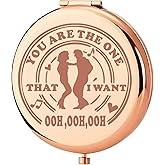 KEYCHIN Danny Musical Pocket Mirror Danny and Sandy Fans Gifts You are The One That I Want Compact Makeup Mirror Musical Theatre Merch (00H-RG)