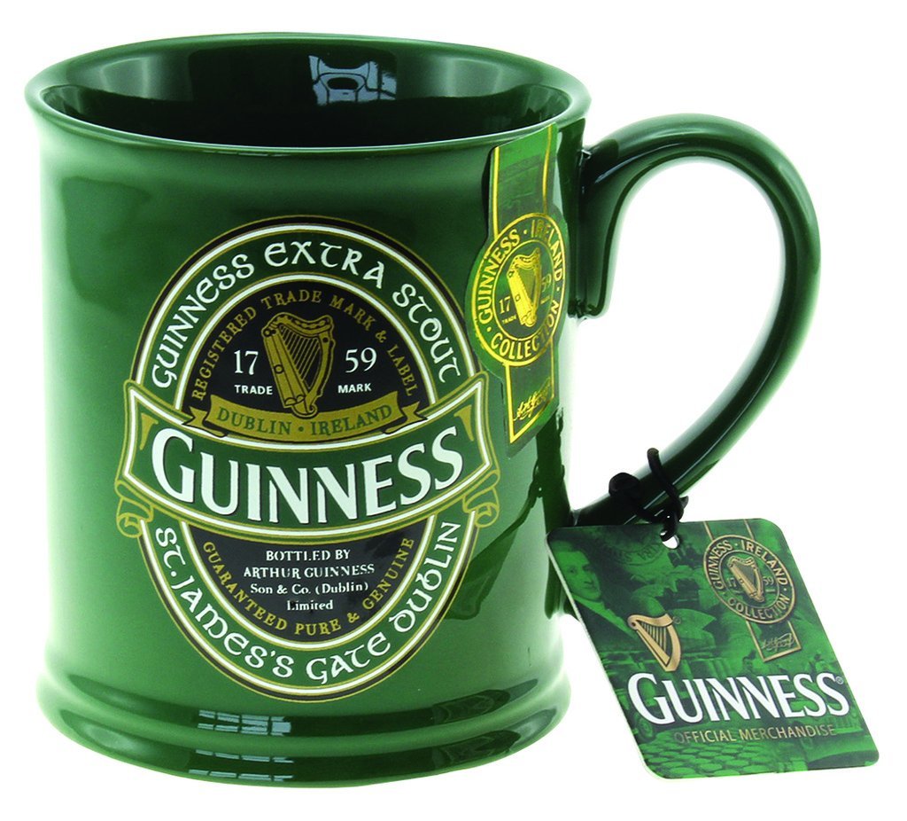 Guinness Ireland Collection - Ceramic Tankard Mug, 8 oz