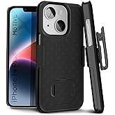 MOTIVE for iPhone 14 Plus Holster Case, Belt Clip Case for Apple iPhone, Shell Holster Combo 14 Plus, Slim Rugged Drop Shockproof Protective Cover with Kickstand (6.7" Plus) | Ranger Series