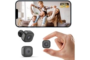 Zongbi Mini Camera,HD Security WiFi Wireless Cameras SD Card Storage & App Control,Wireless Surveillance,Motion Detection and Night Vision for Indoor