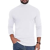 Sailwind Men's Lightweight Turtleneck Shirts Long Sleeve Thermal Pullover Sweater