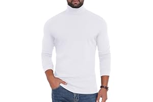 Sailwind Men's Lightweight Turtleneck Shirts Long Sleeve Thermal Pullover Sweater