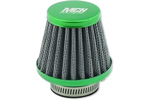 MCHMFG Motorcycle Air Filter 38mm for SSR 110cc 125cc Coolster CRF Dirt Pit Bike GY6 50cc Scooter Moped QMB139 Engine Parts (Green)
