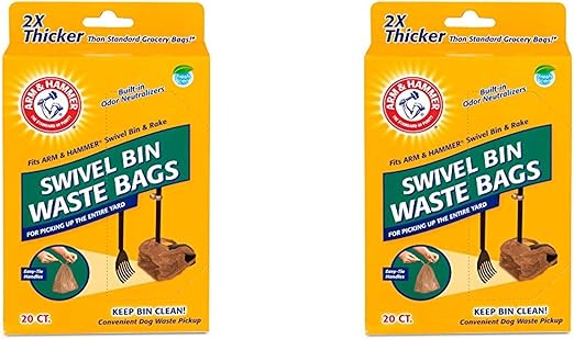arm and hammer swivel bin waste bags