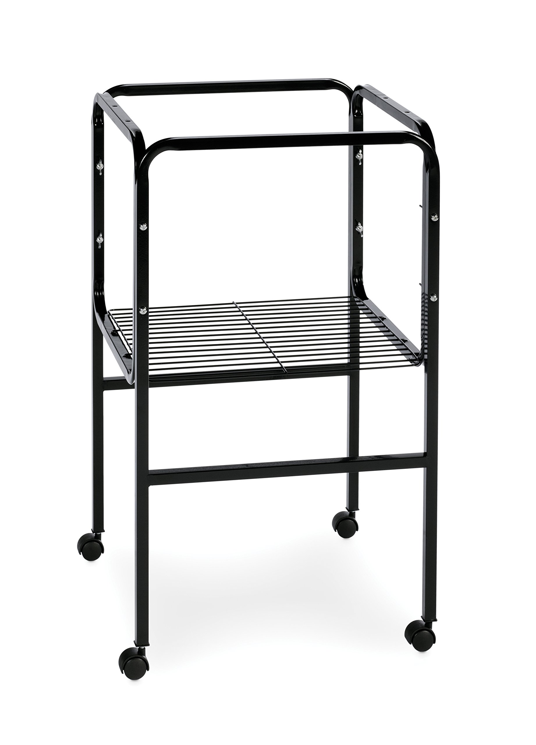 PREVUE PET PRODUCTS Bird Cage Stand with Shelf, Black