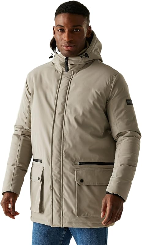 Hombre Rhodo impermeable chaqueta transpirable aislado acolchado Winter abrigo