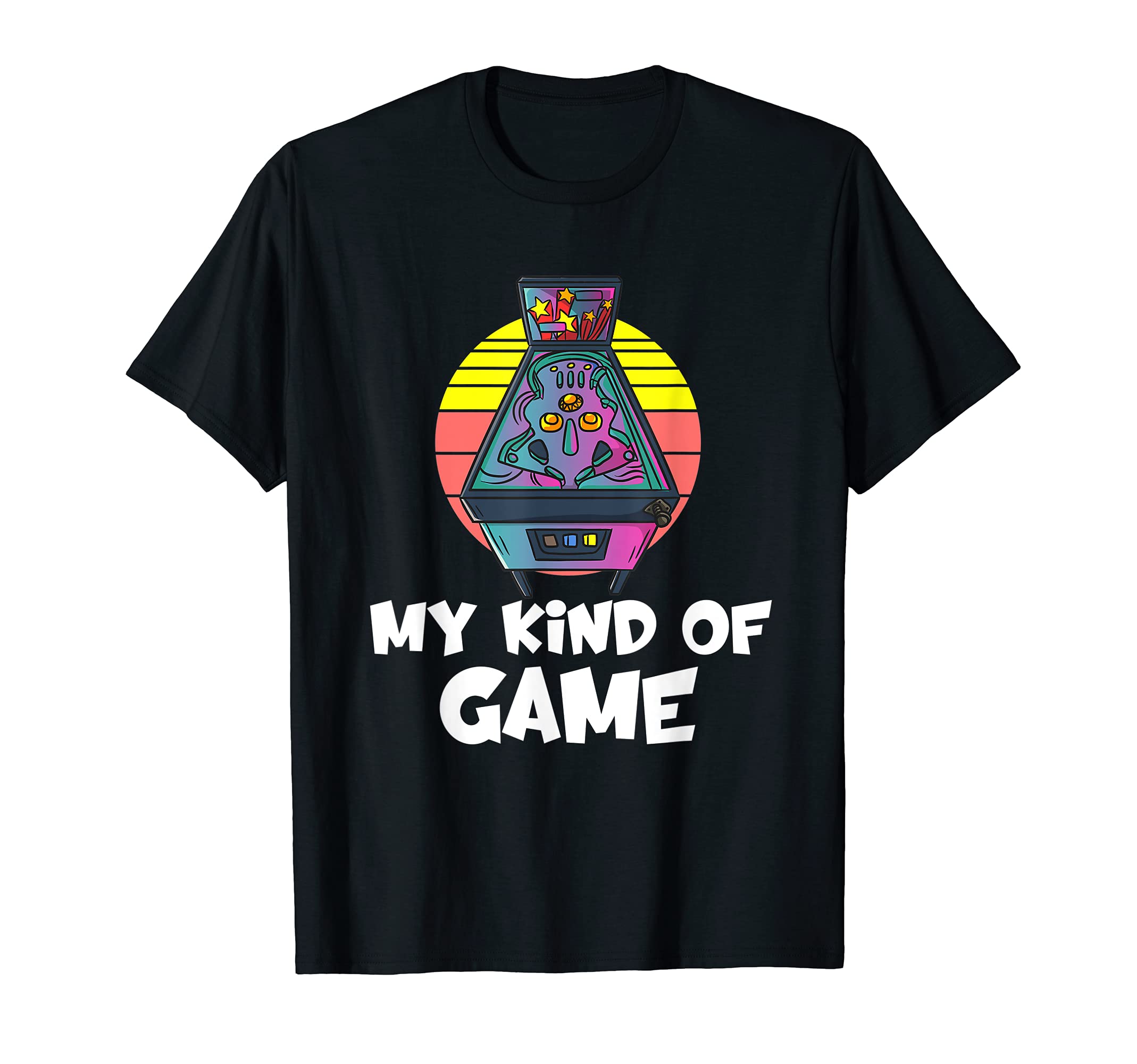 Retro Vintage Arcade Gift - Men or Women Pinball Game T-Shirt