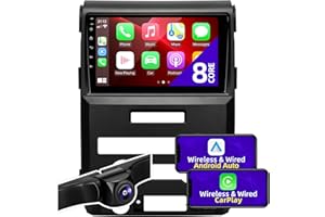 CGOGC Radio Upgrade for Ford F-150 2009-2012 and 2013 2014 XL Compatible with Wireless Carplay Android Auto TouchScreen Car Stereo Bluetooth GPS Navigation WIFI FM/AM/RDS Backup Camera 8core Head Unit