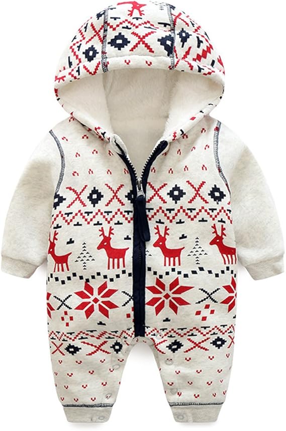 fleece onesie baby boy