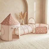 Sumbababy Kids Tent with Crawl Tunnel: Ball Pit for Toddlers - Ball Pit Tunnels for Young Children - Pop Up Baby and Toddler Tent for Indoor &amp; Outdoor