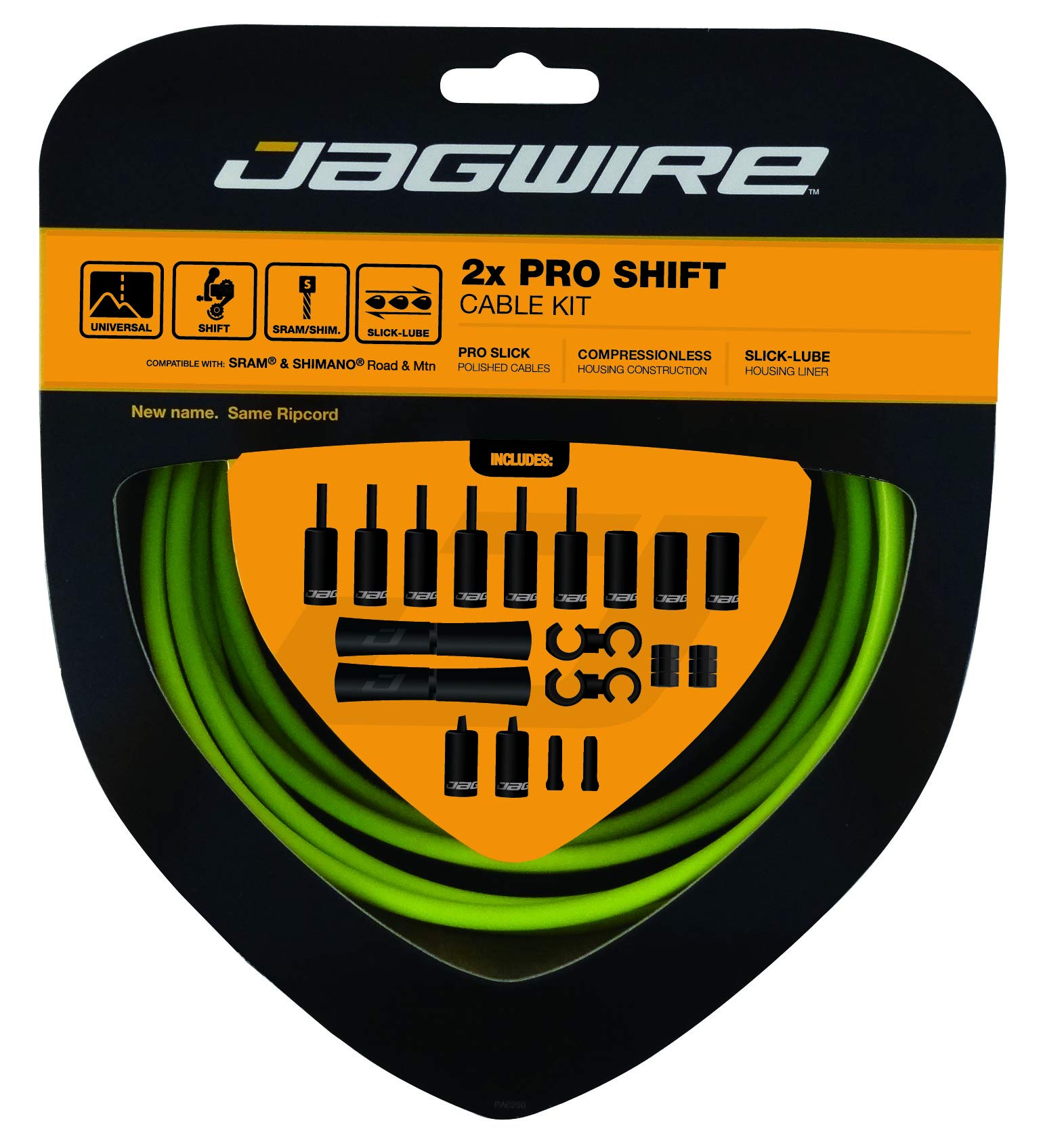 Jagwire Kit Cables and Liners Unisex Adult Organic Green โ image 1