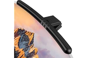 Laliled Monitor Light Bar, Curved Computer Monitor Lamp for Eye Caring LED Dimmable Screen Light Bar, 3 Color Temperature Mod