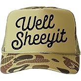 Well Sheeyit Trucker Hat – Funny Southern Snapback Cap for Men & Women | Foam Front 5 Panel Mesh Back | Adjustable Fit