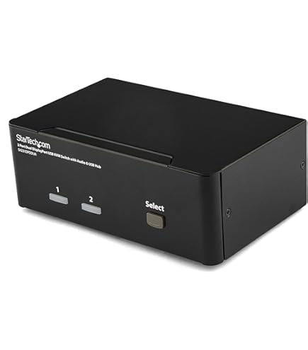 StarTech ミニディスプレイポート KVMスイッチ SV231MDPU2 2-port Mini DisplayPort KVM Switch - USB 2.0 - 4K at 60Hz