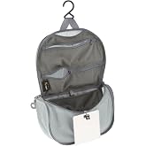 Sea to Summit Small Hanging Toiletry Bag, Travel Organizer, Highrise Grey | Ultralight, super-compact hanging toiletry bag organizes essentials for minimalist travel and outdoor adventures