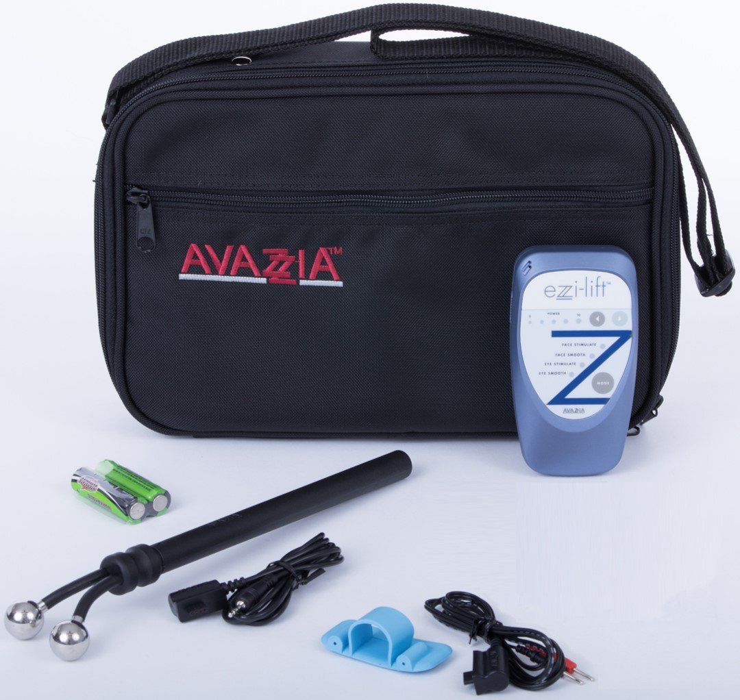 ezzi-lift System with Y-Electrode Microcurrent Galvanic Facial Machine with Carrying Case: Beauty