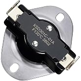 Snap Disc Thermostat Switch,120&deg;F ON and 105&deg;F Off, Auto Reset Thermo Switch for Fireplace Blower Fans, Wood Stove Fans,Wall &amp; Floor Furnaces,RV Refrigerator Cooling Fan, Solar Water Heater etc.