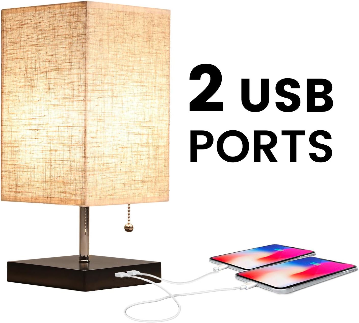 Best 2 bulb desk lamp with usb charging port