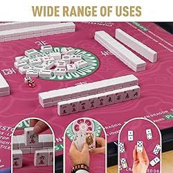 Mahjong Mat, 32.4×32.4 Inch Noise Reduction