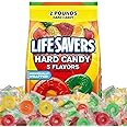 Assorted Hard Fruit Lifesaver Candy Bulk - Bulk Candy Individually Wrapped, Ideal Candies Bulk for Buffets and Party Favors or Snacking at Home, Perfect for Sharing with Friends and Family. 2 Pounds