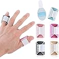 DIVINA VITAE Trigger Finger Splints, 5PCS Thumb Finger Brace for Trigger Finger Knuckle Immobilization Pain Relief Finger Support Fits Index Middle Ring Pinky Fingers(5 Colors)