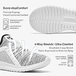 ALEADER Womens Slip On Tennis Shoes for Gym