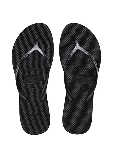 black flip flops womens