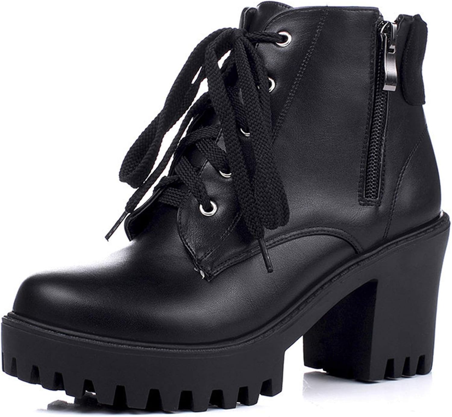 black shoes high ankle