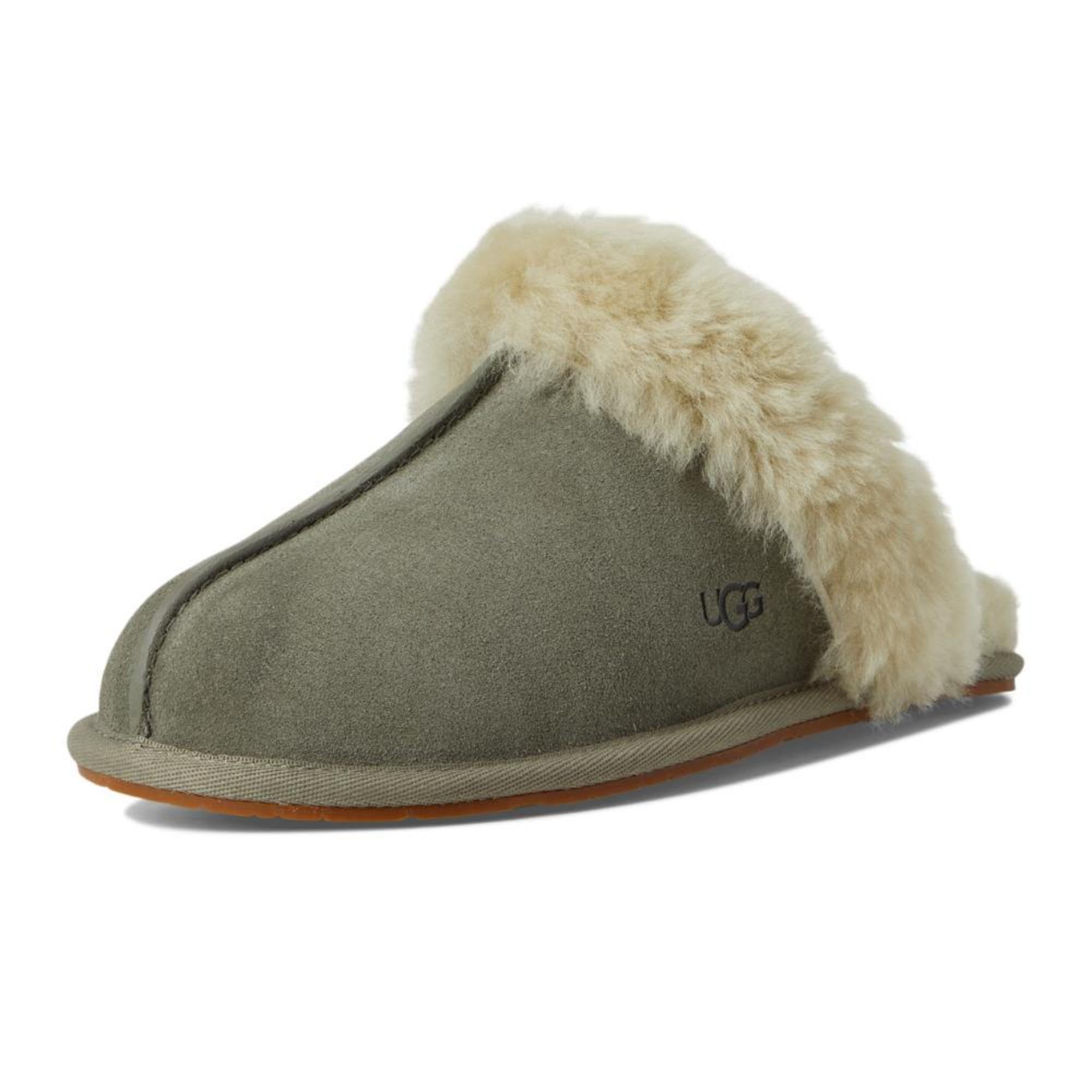 UGG Women's Scuffette Ii Slipper, Moss Green/Muted Brass, 8 Image