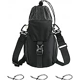 BRBKT Water Bottle Holder with Strap 40/32 oz Crossbody Water Bottle Purse Bag for Women Men with Phone Pocket for Hiking Walking Gym Cycling