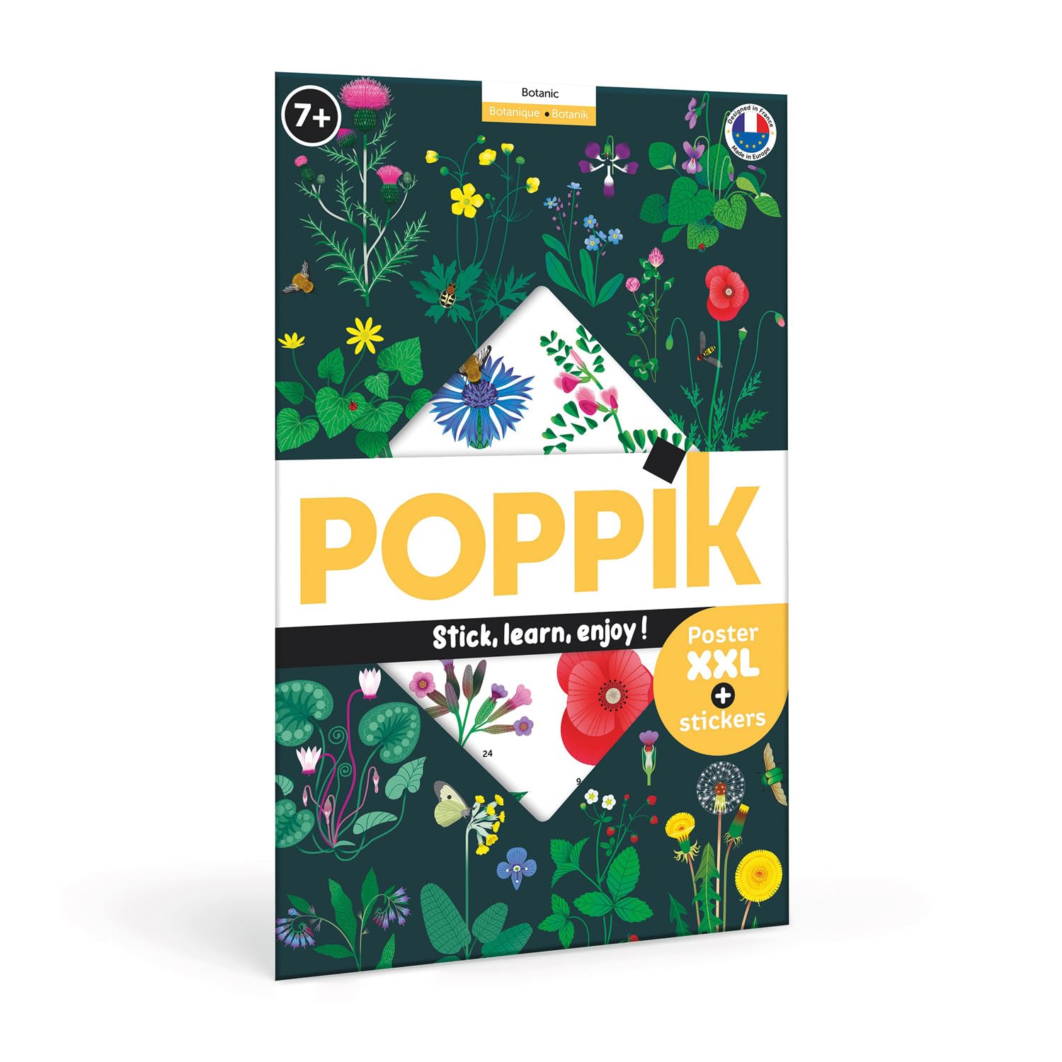 Poppik DIS016 Discovery Botanic, White, Medium