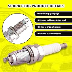MOAUTO Set of 4 Ignition Coils Pack UF582