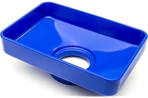 Sagan Life AquaFunnel BPA Free Funnel Makes AquaBrick Food Storage and Emergency Water Storage Stackable Containers Easy to Fill, Dimensions: 9" L x 6.5" W x 3.25" H (Also Works w/WaterBrick Systems)