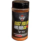 Beatdown BBQ Bust You Up BBQ Rub – Bold Savory-Sweet Seasoning for Ribs, Chicken & Seafood | Gluten Free, No MSG | Air Fryer, Roasting and Grilling 10 oz