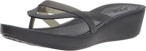 crocs isabella wedge flip