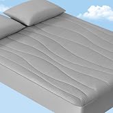 Elegear Cooling Mattress Pad Queen for Hot Sleepers with Arc-Chill&reg; 3.0 | PCM Cooling Mattress Topper Stay Cool All Night, Breathable &amp; Soft, Deep Pocket 18", Washable Mattress Protector, Gray