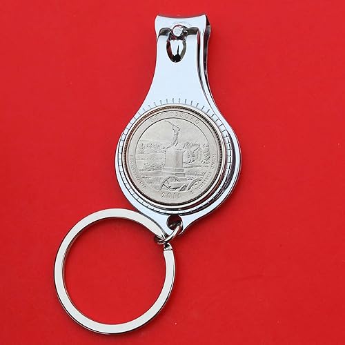 Amazon Com Us 2011 Pennsylvania Gettysburg National Military Park Quarter Bu Uncirculated Coin All In One Key Ring Bottle Opener Nail File Cutter Clipper New America The Beautiful Handmade