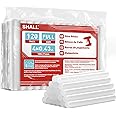 SHALL Full Size Hot Glue Sticks, 0.43” Dia x 4” Long, 120-pack Clear Hot Melt Glue Gun Sticks for All-Temp Glue Guns, Multipu