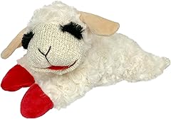 Multipet Lamb Chop Dog Plush Toy - Squeaky Toy for Small & Medium Dogs - Extra Soft Plush - Stuffed Animal for Cuddling & Pla