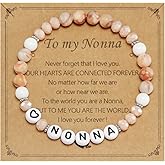 Kivosliviz Nonna Gifts for Grandma Bracelet Women Best Nonno Ever Jewelry Nonna Bracelet
